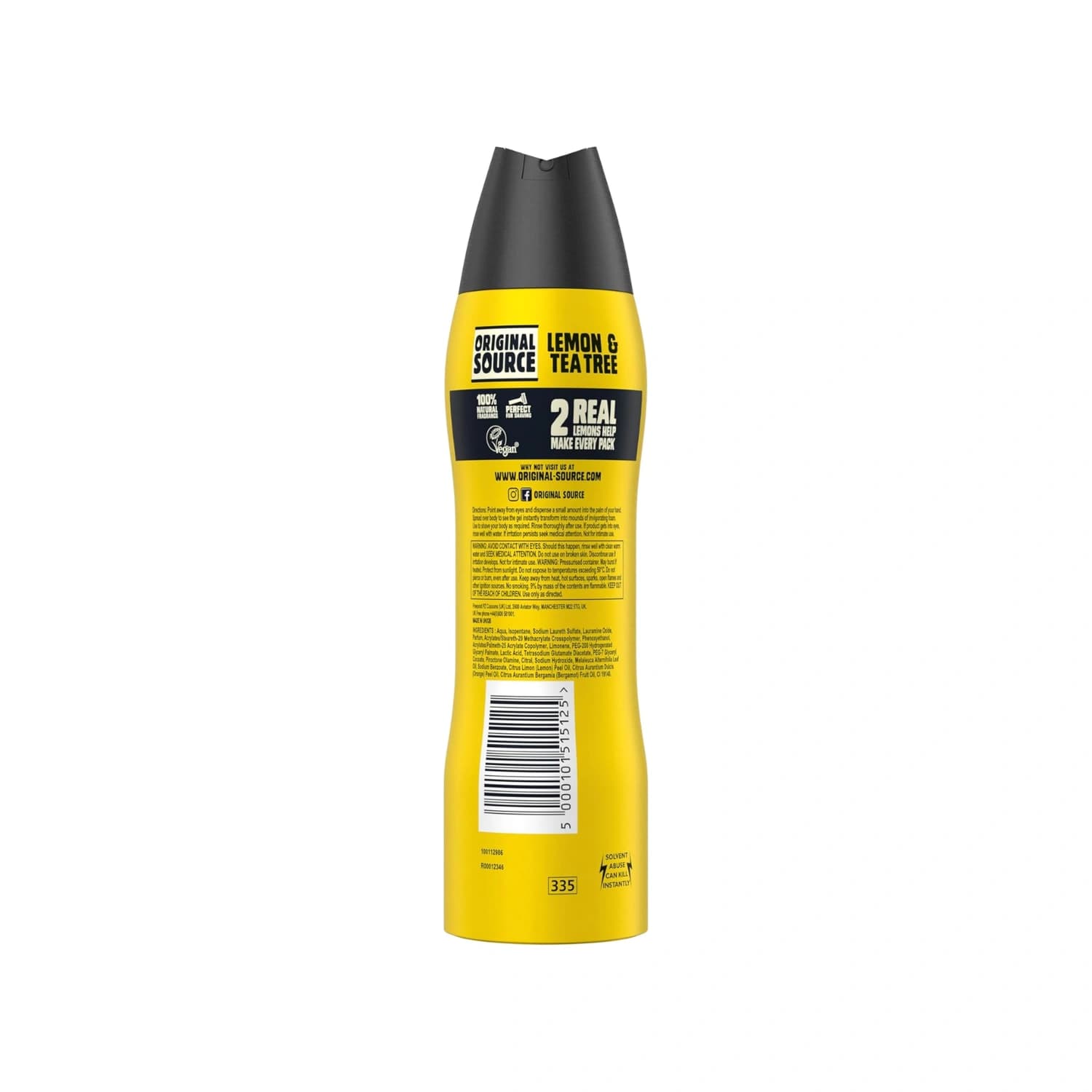 Original Source Lemon and Tea Tree Foaming Shower Gel 200ml
