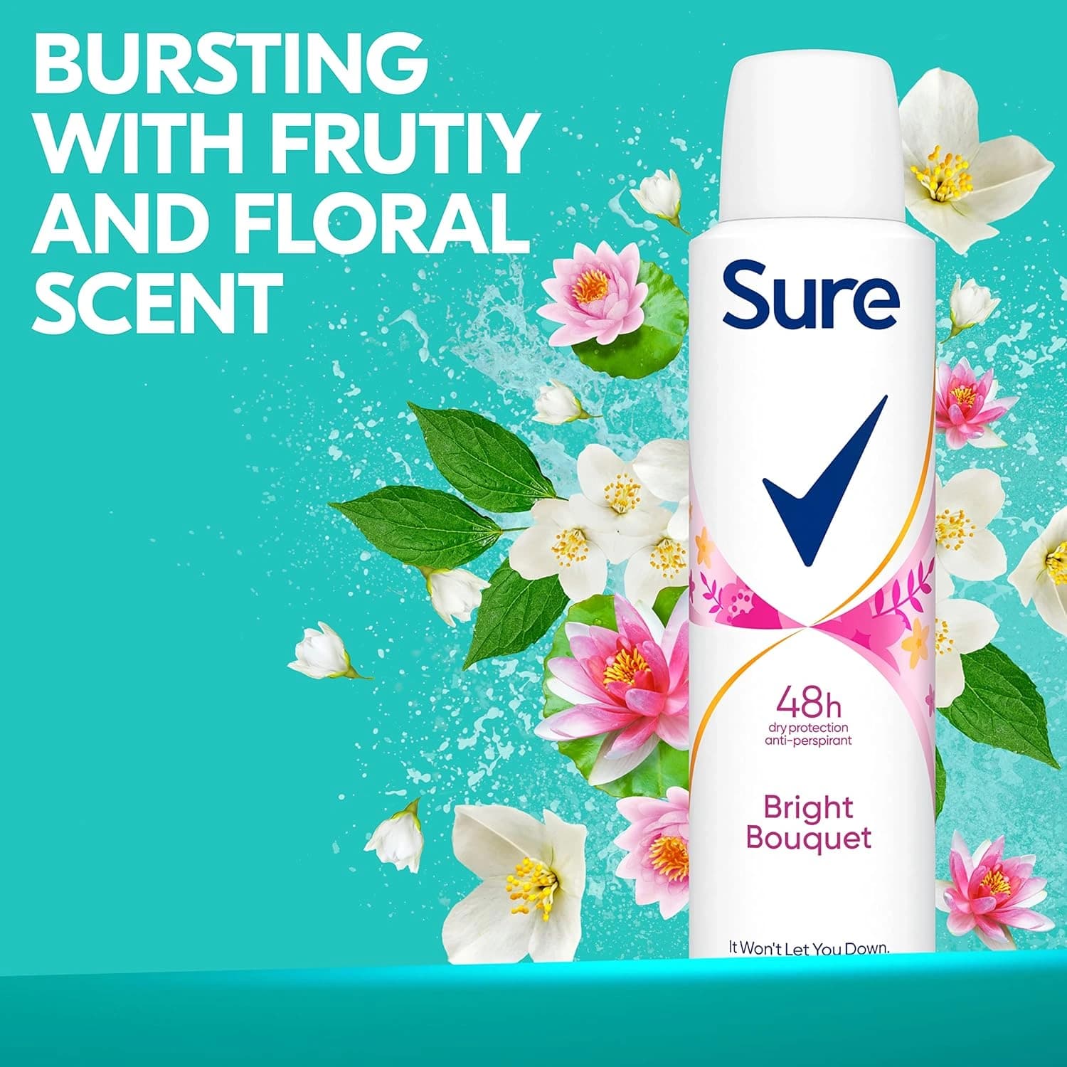 Sure Women Bright Bouquet 48Hr Anti-Perspirant Spray 150ml