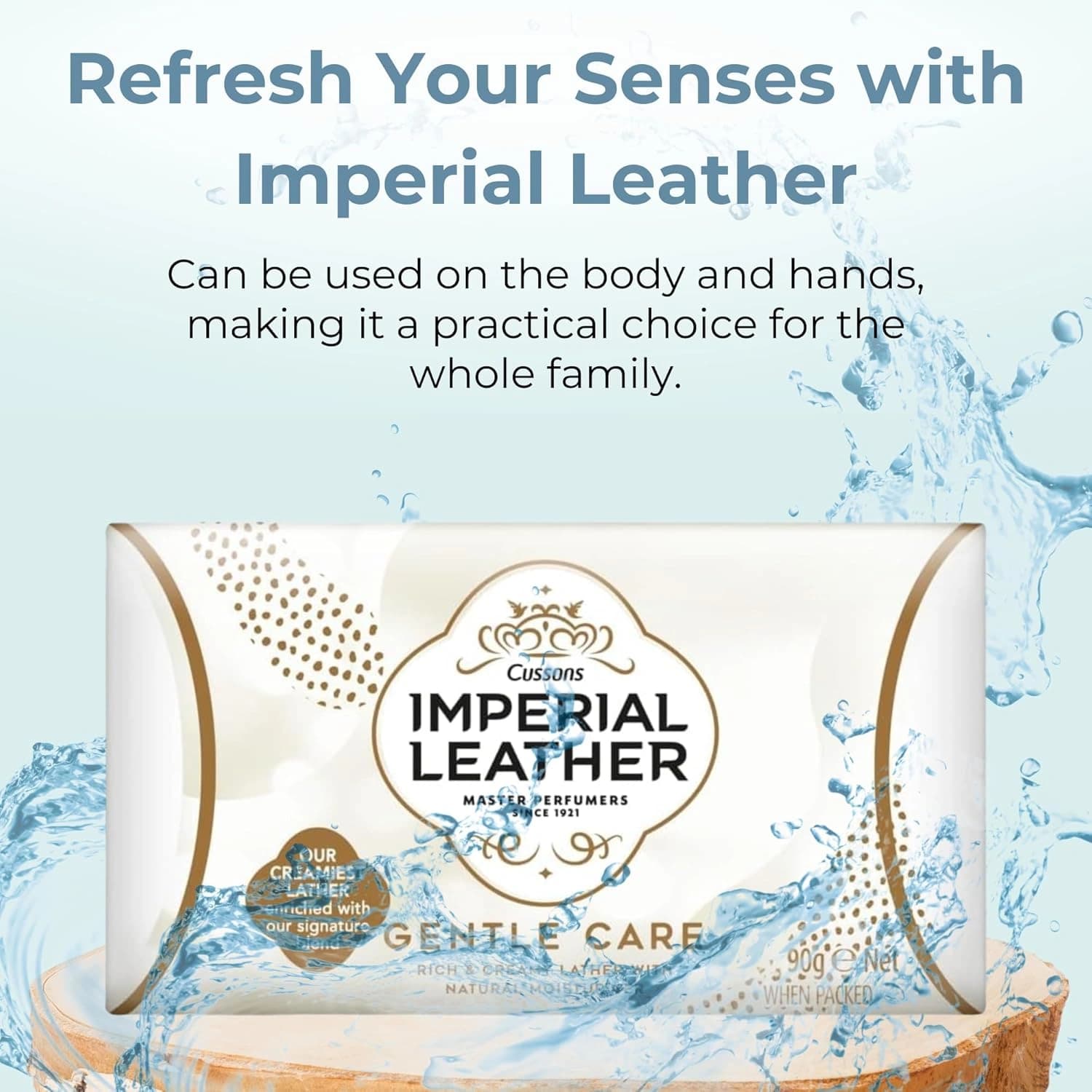 Imperial Leather Gentle Care Soap Bar 4x90g