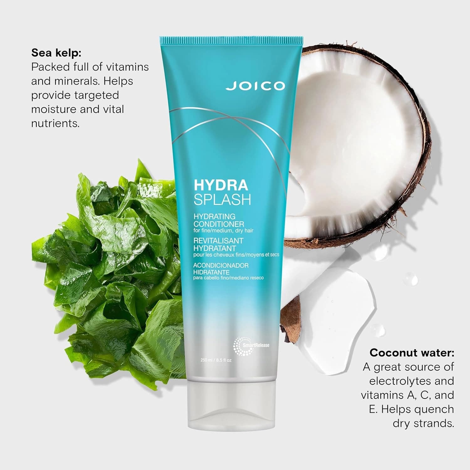 Joico HydraSplash Hydrating Conditioner for Unisex Conditioner, 250ml