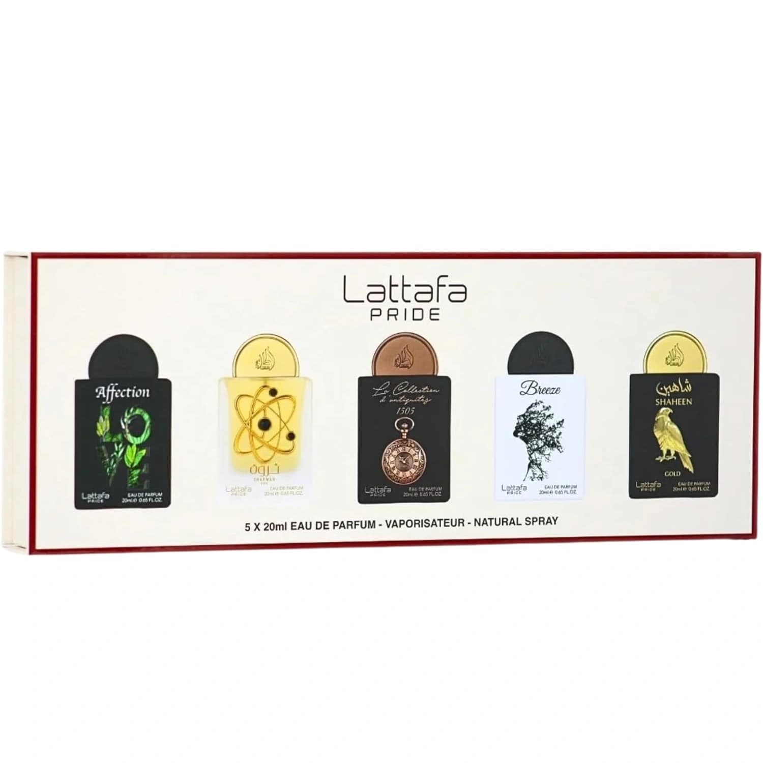 Lattafa Giftset Collection 20ml X 5 Pieces Gift Set Box 01
