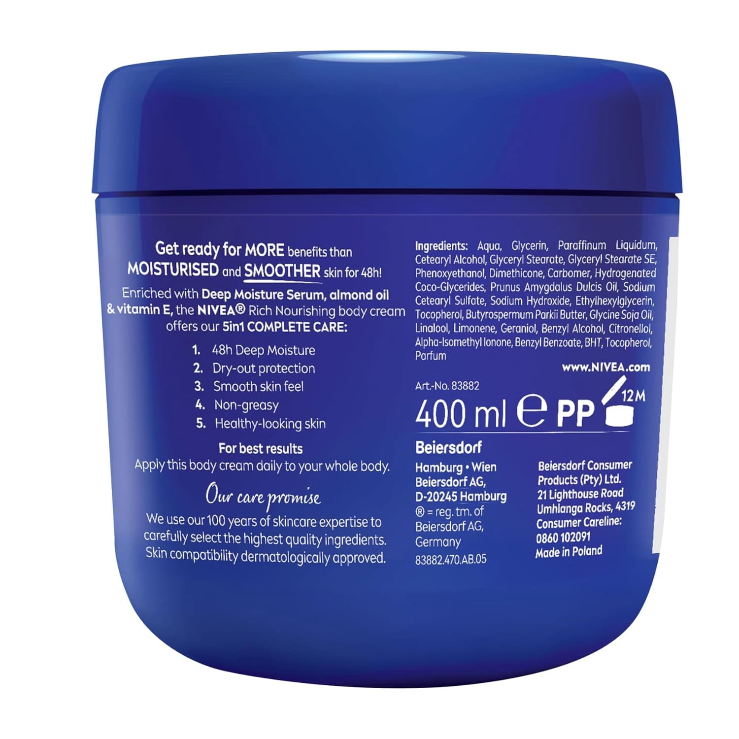 Nivea Rich Nourishing Body Cream 400ml