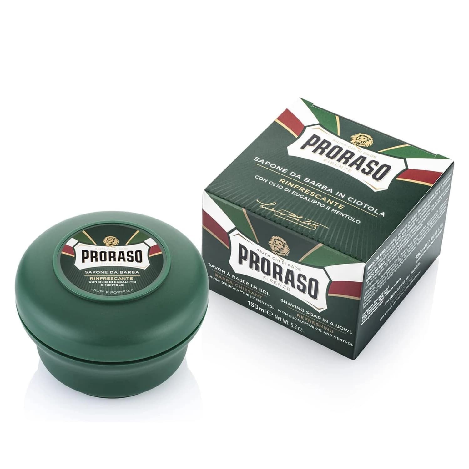Proraso Shaving Soap Green in a Bowl 150ml