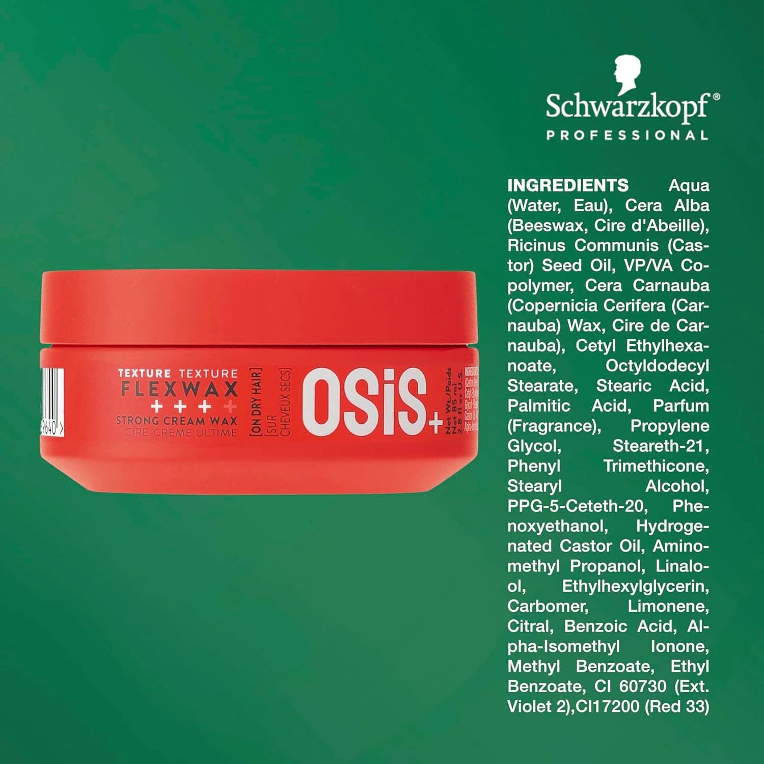 Schwarzkopf Professional OSiS Flexwax Strong Cream Wax 85ml