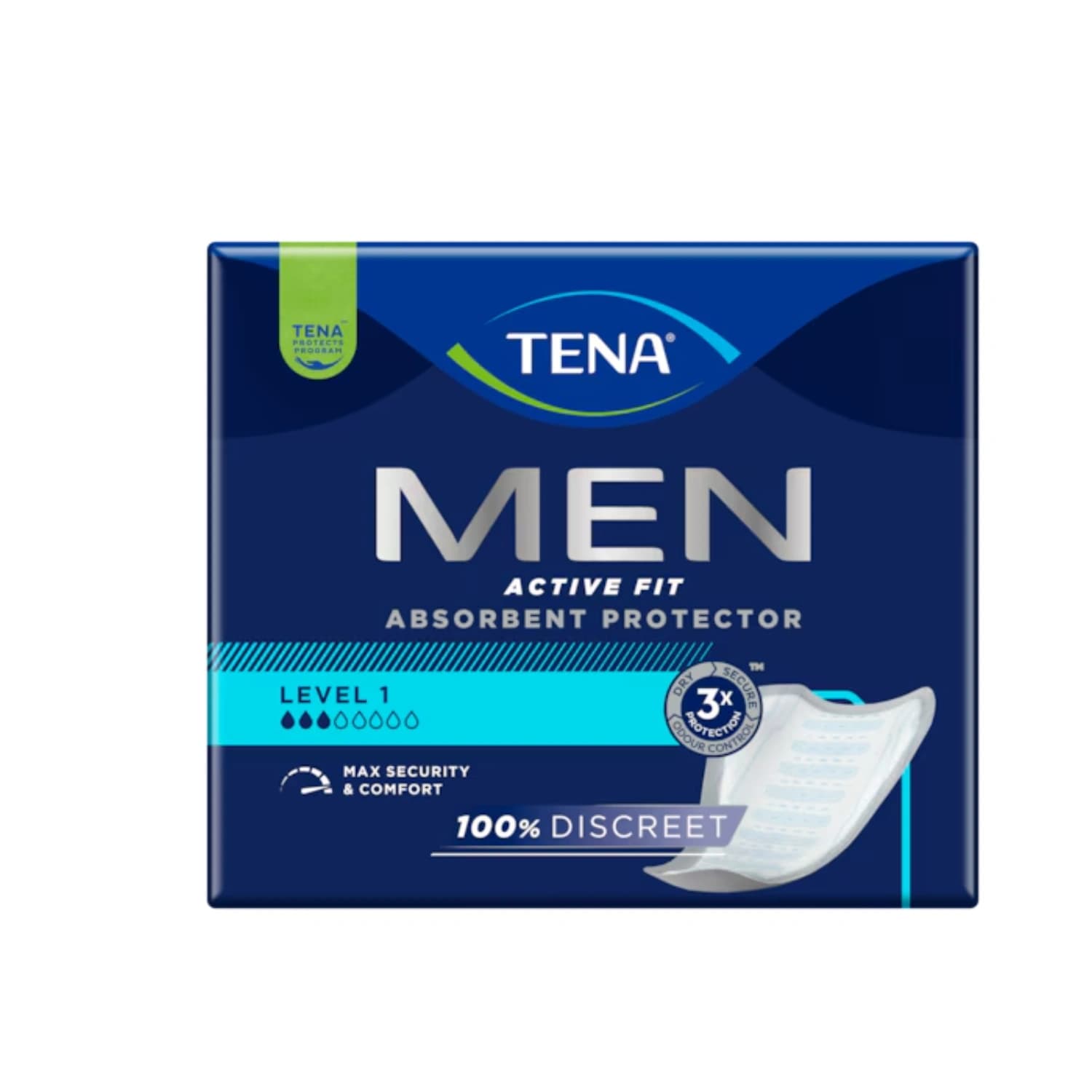TENA Men Active Fit Absorbent Protector Level 1 24 Pads