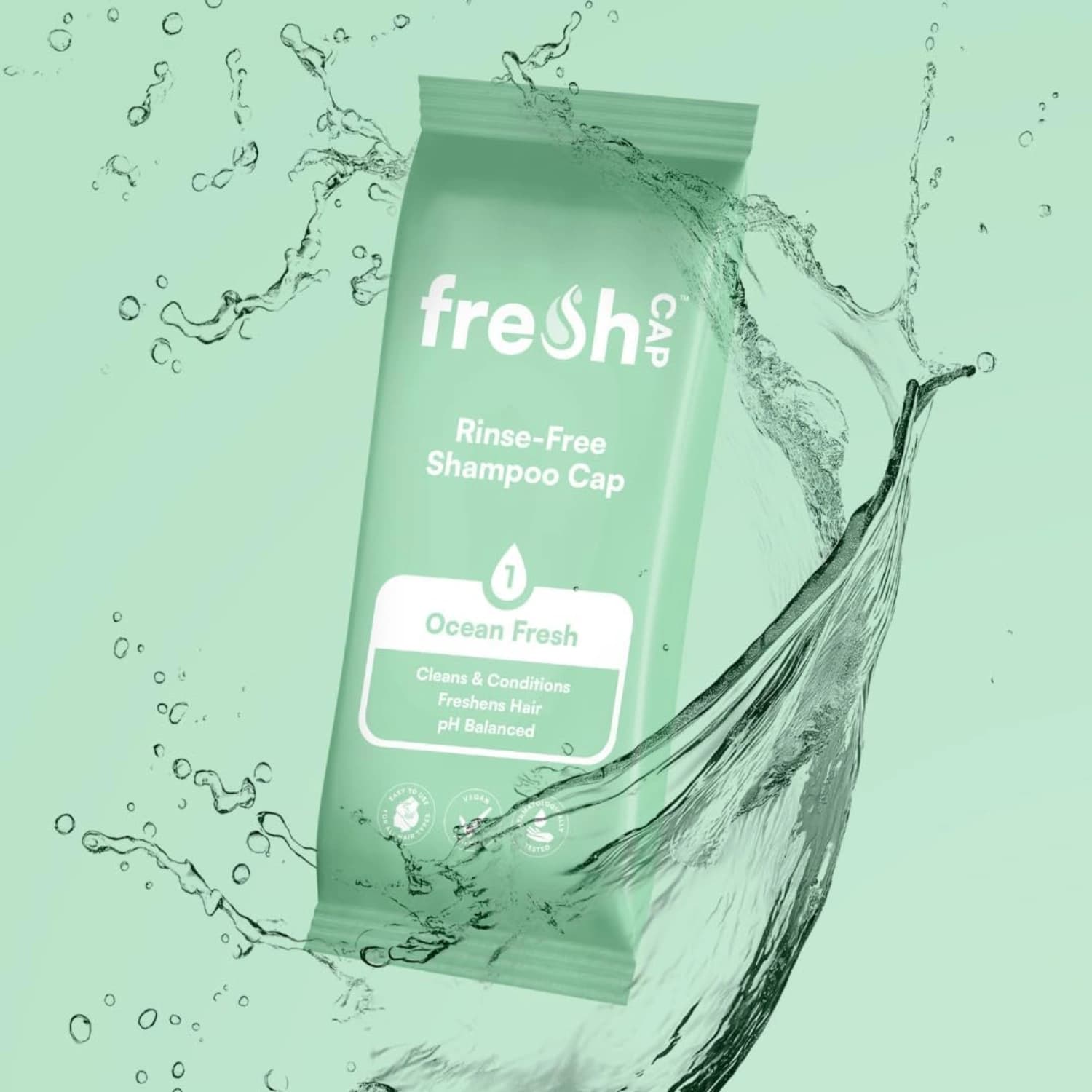 FreshWipes Ocean Fresh Shampoo Cap (1 Cap)