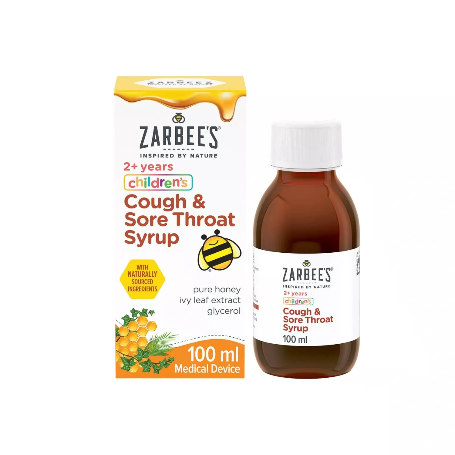 Zarbee's Children's Cough & Sore Throat Syrup 100ml