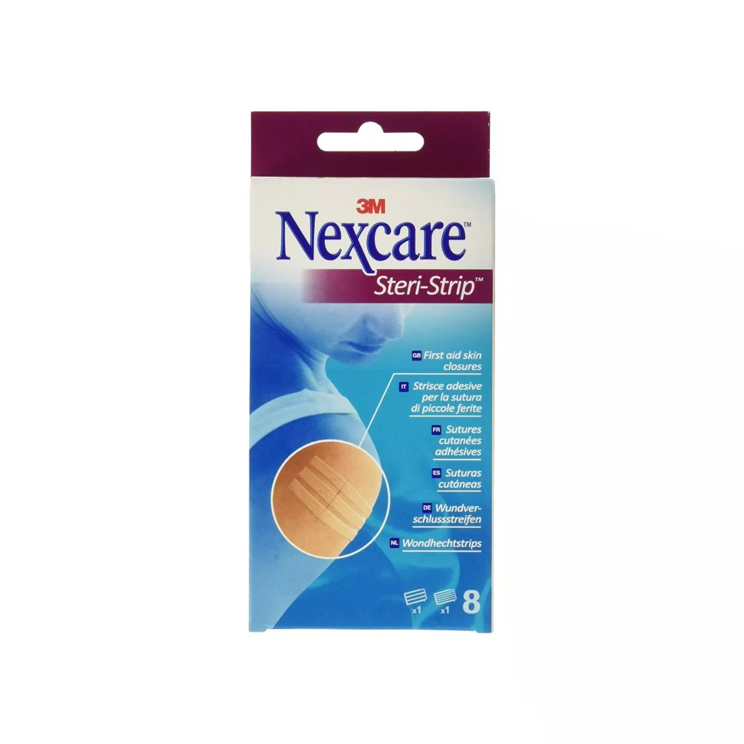 3M Nexcare Steri Strip Reinforced Adhesive Skin Closures