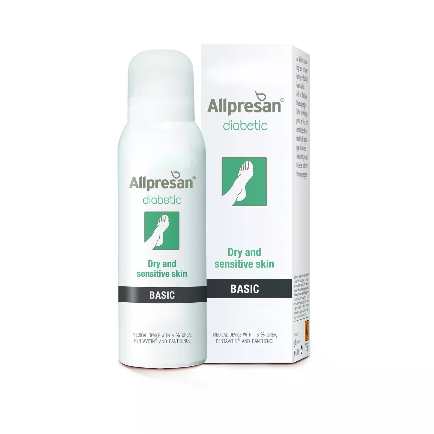 Allpresan Basic Diabetic Foot Foam Cream 125ml