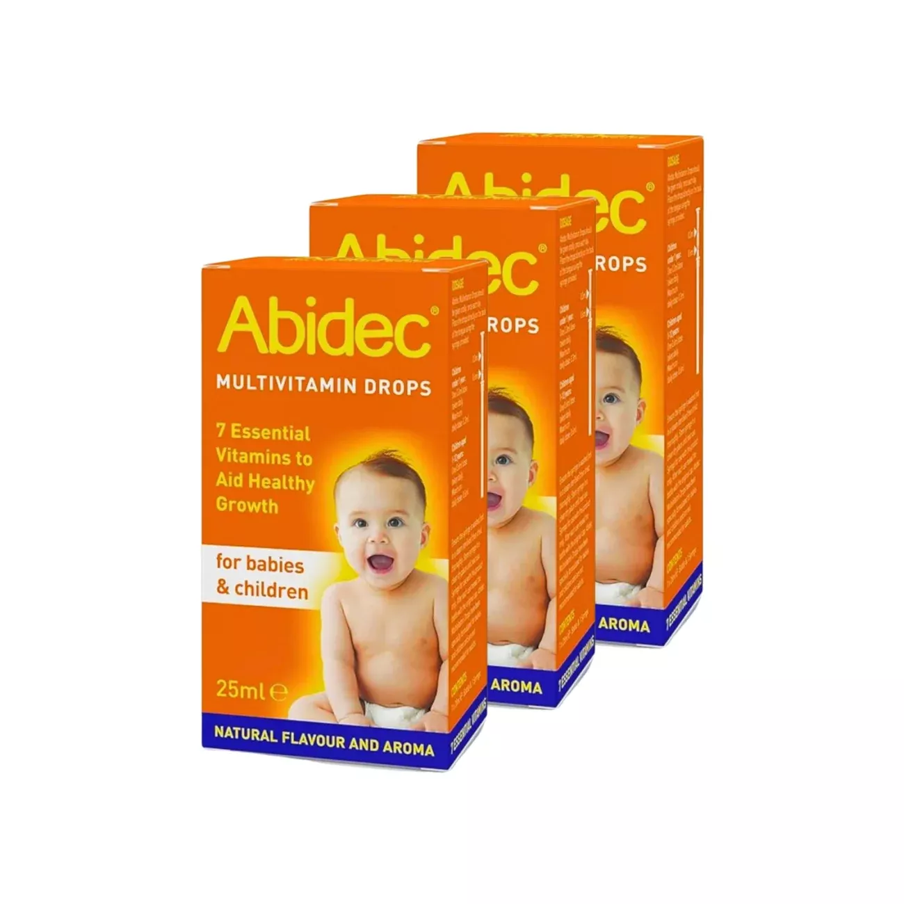 Abidec Multivitamin Drops 25ml - Pack of 3