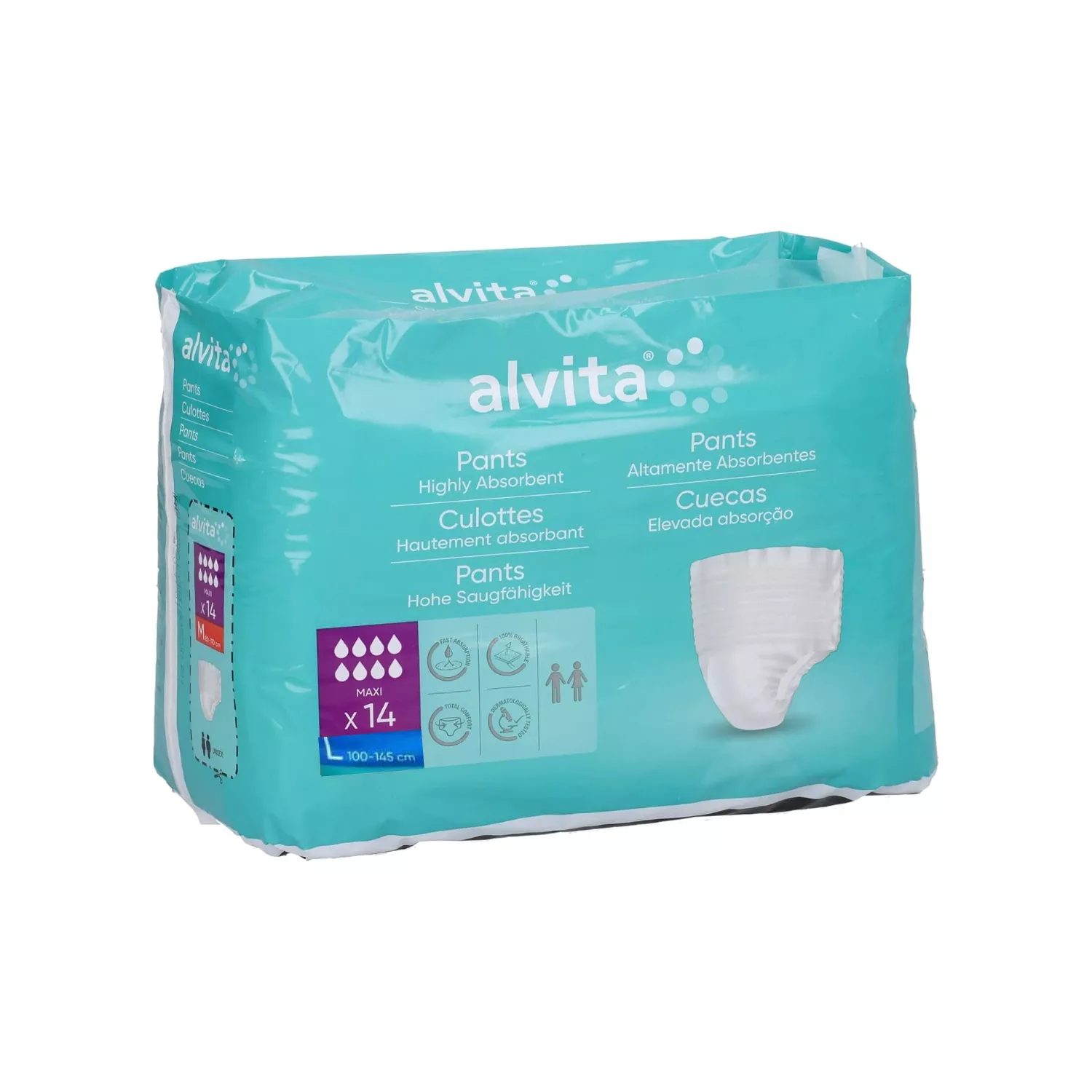 Alvita Incontinence Absorbent 14 Pants Large Night