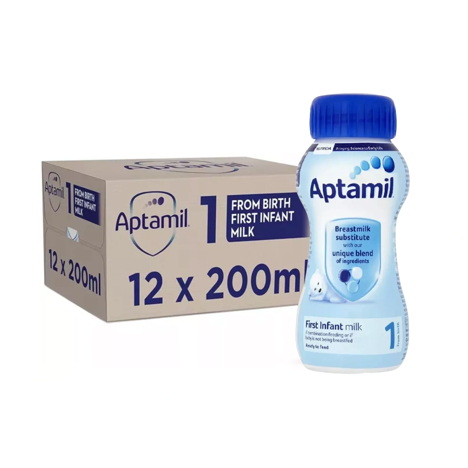 Aptamil 1 First Infant Milk Multipack 12x200ml