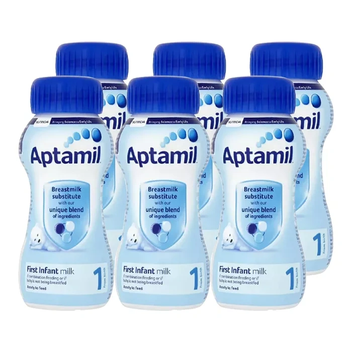 Aptamil 1 First Infant Milk Multipack 200ml - Pack of 6