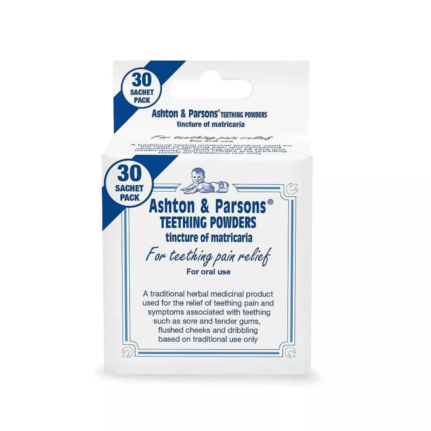 Ashton & Parsons Teething Powders - 30 Sachets