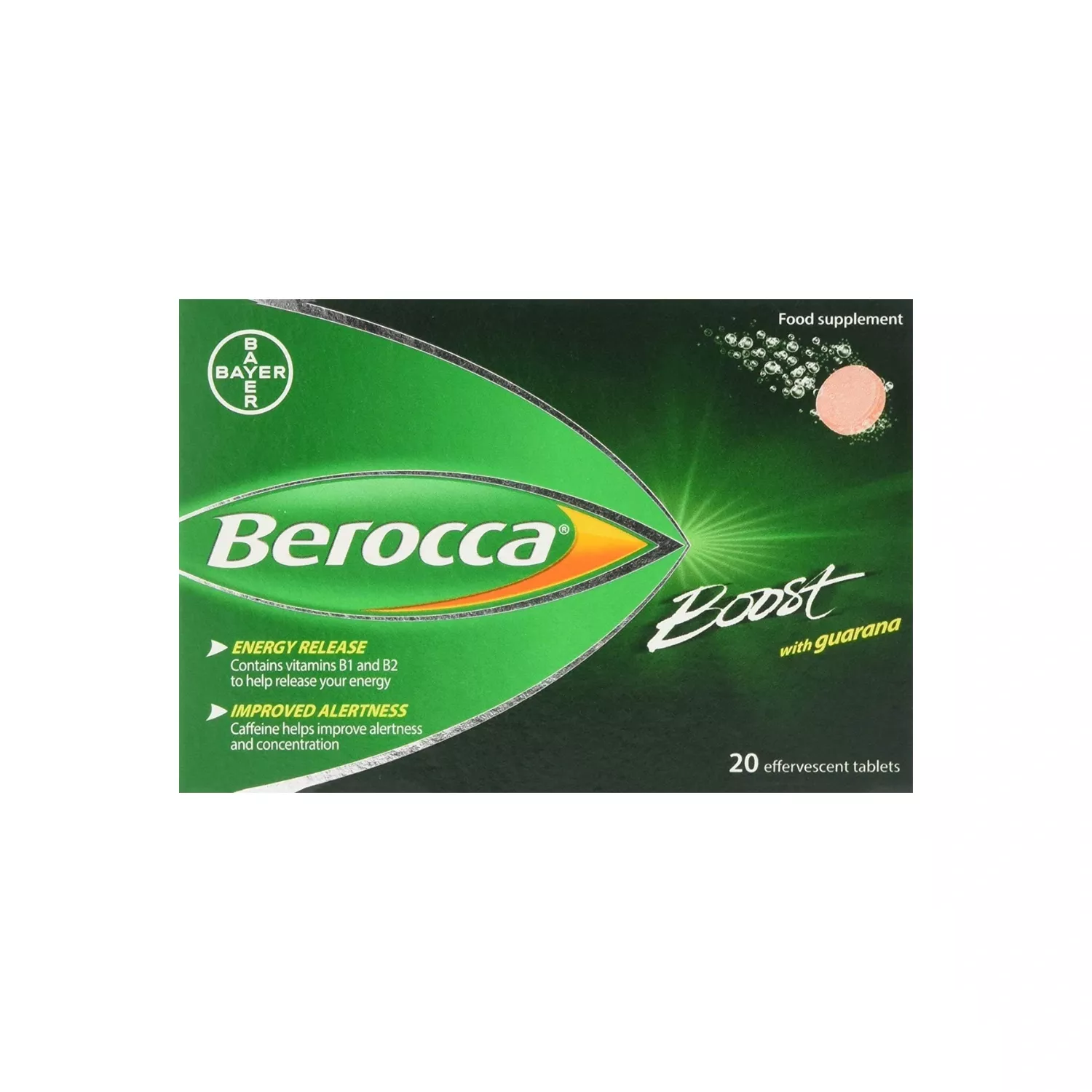 Berocca Boost Energy Vitamin Effervescent 20 Tablets