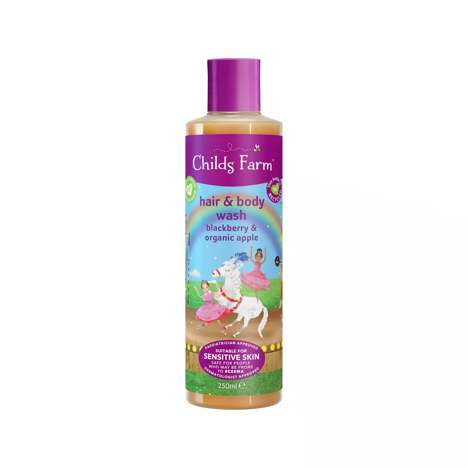 Childs Farm Kids Blackberry & Organic Apple Hair & Body Wash 250ml