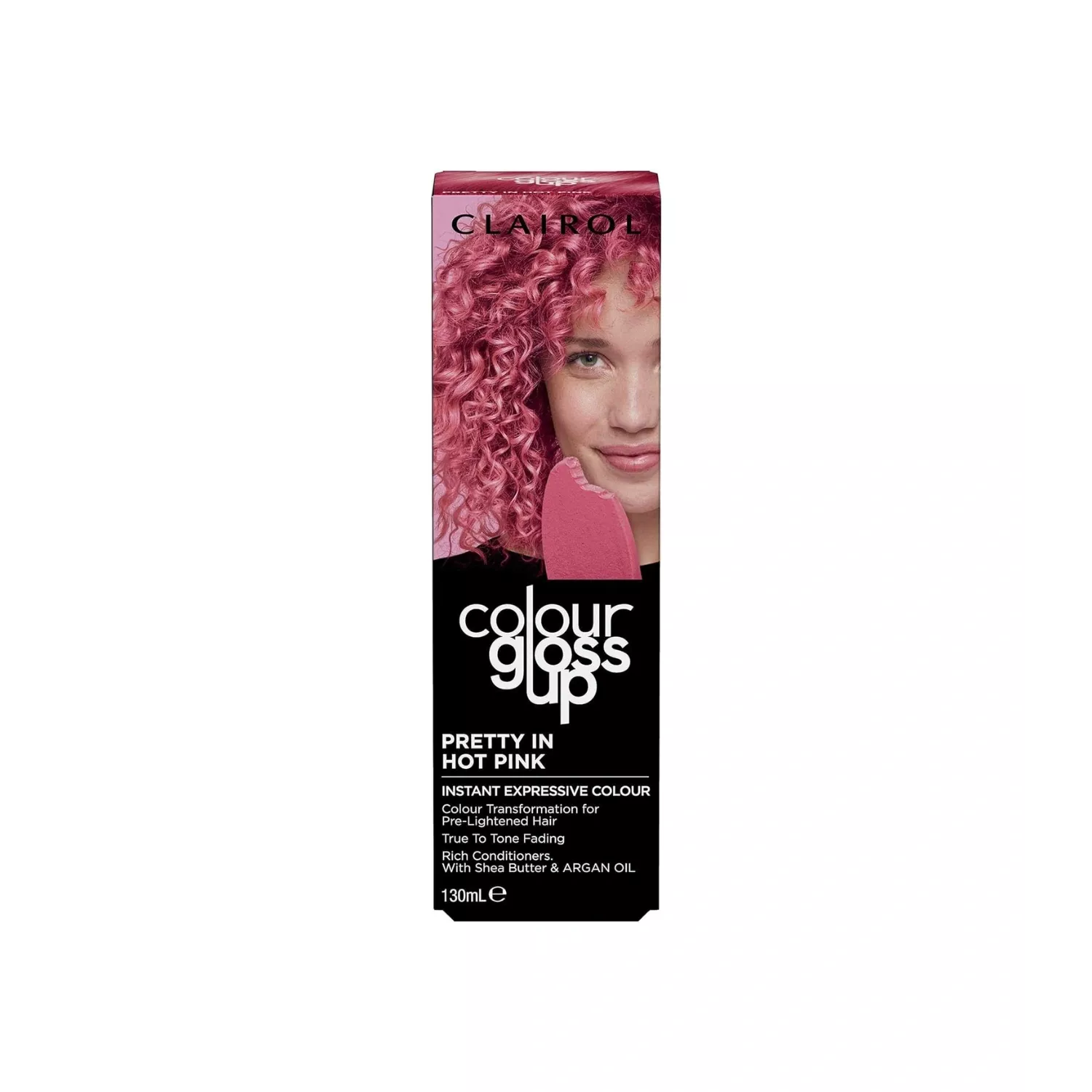 Clairol Colour Gloss Up Conditioner Pretty In Hot Pink, 130ml