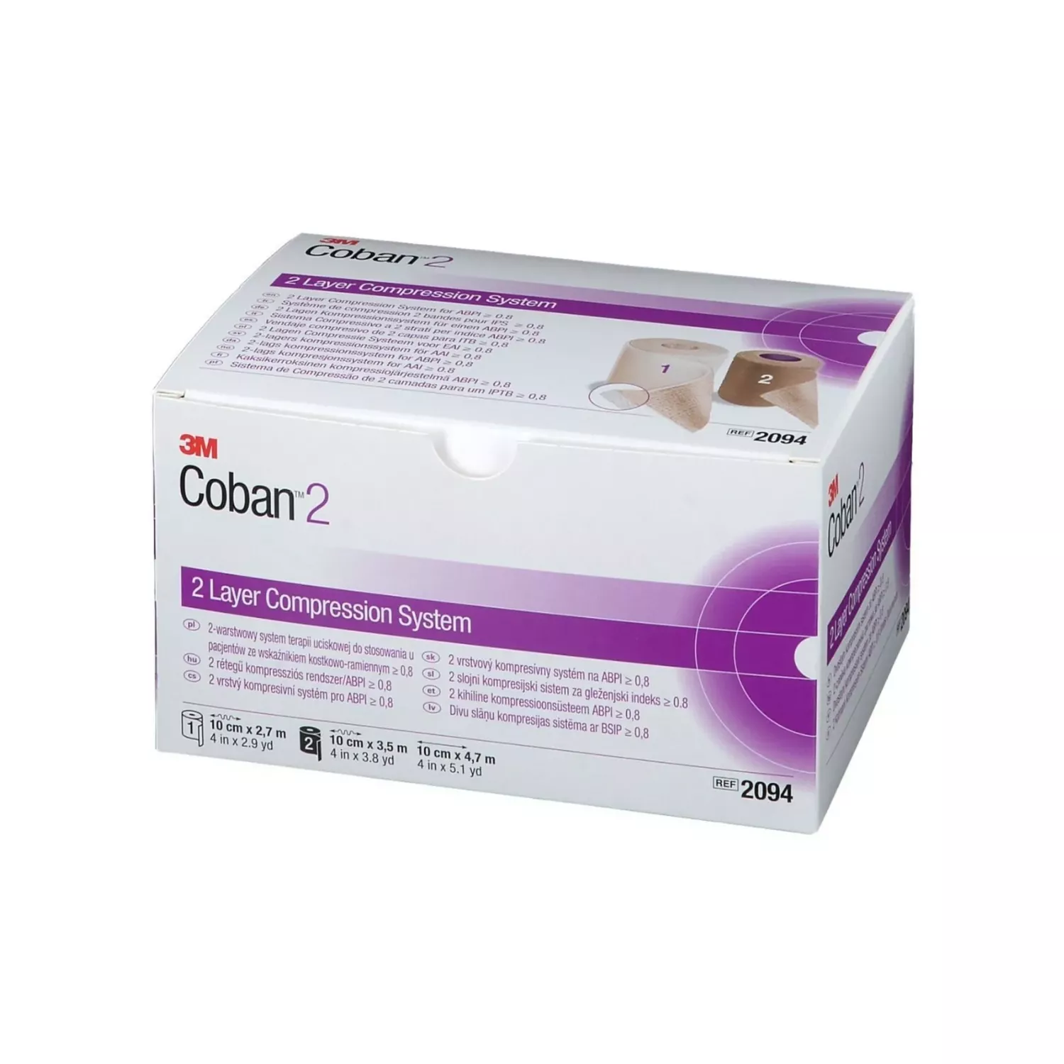 3M Coban 2 layer Compression System Bandage 2094
