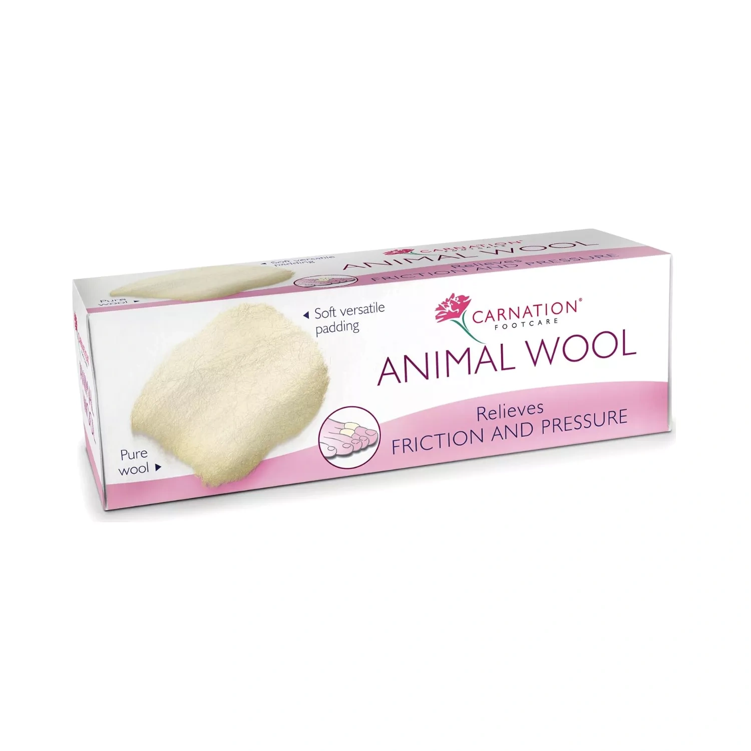 Carnation Footcare Animal Wool 25g