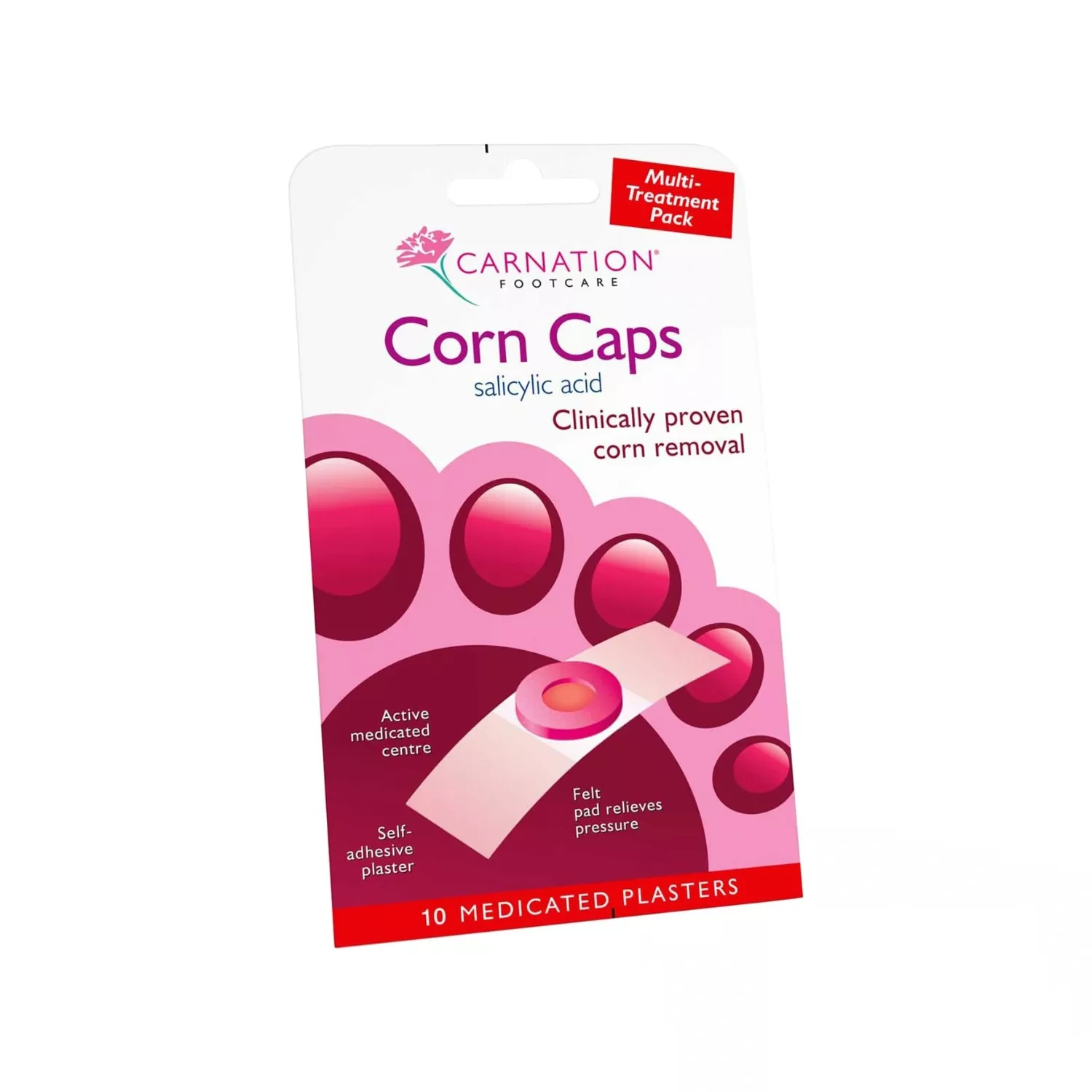 Carnation Footcare Corn Caps x 10