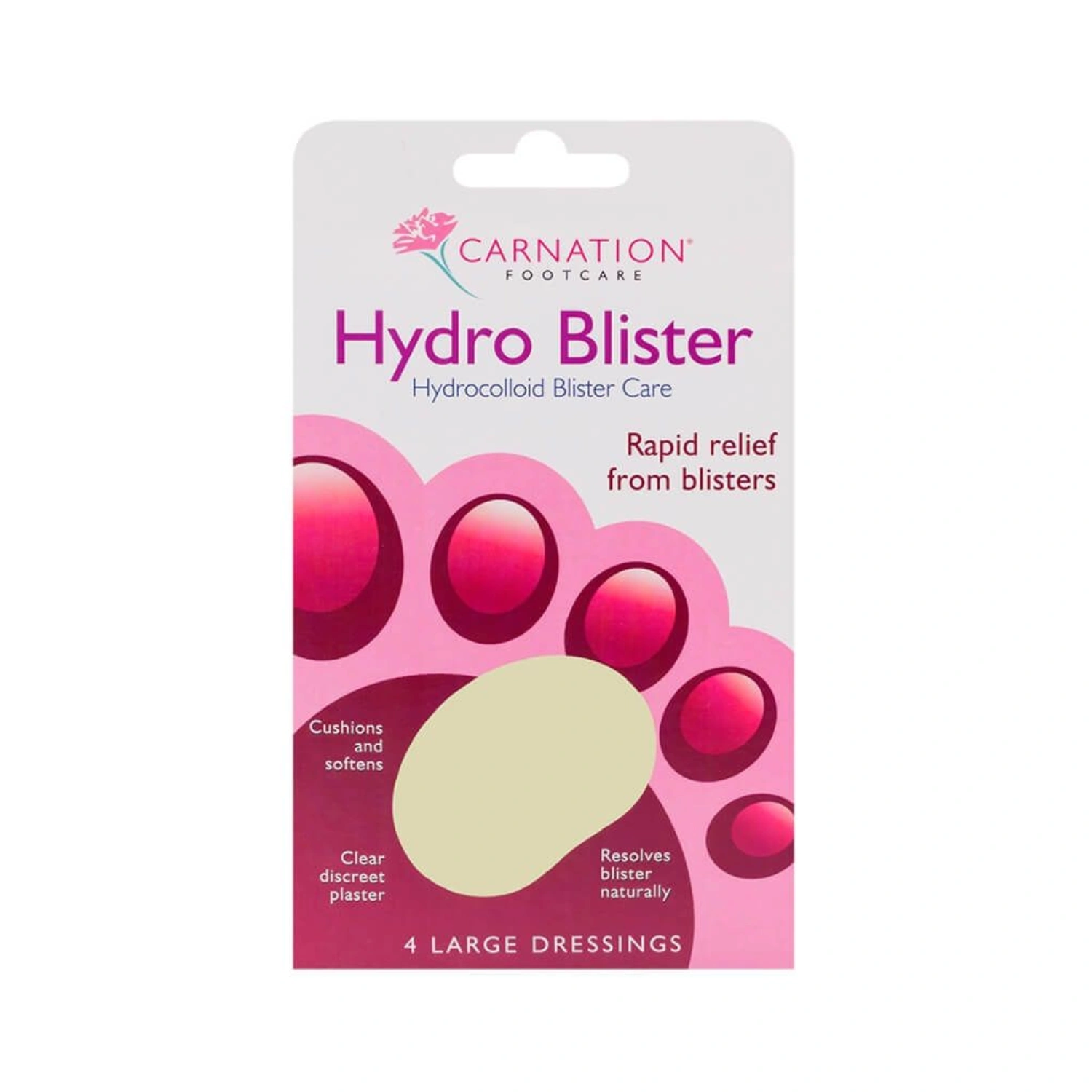Carnation Hydrocolloid Blister Care 4 Dressings