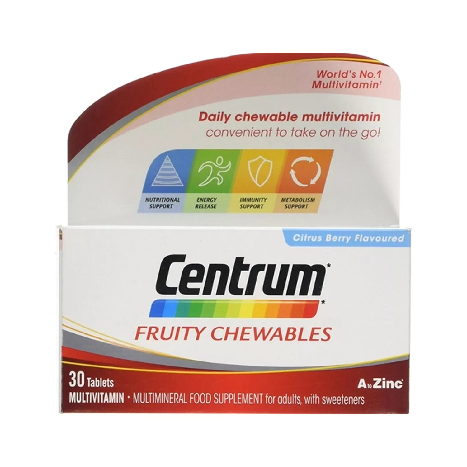 Centrum Fruity Chewables Tablets Pack of 30
