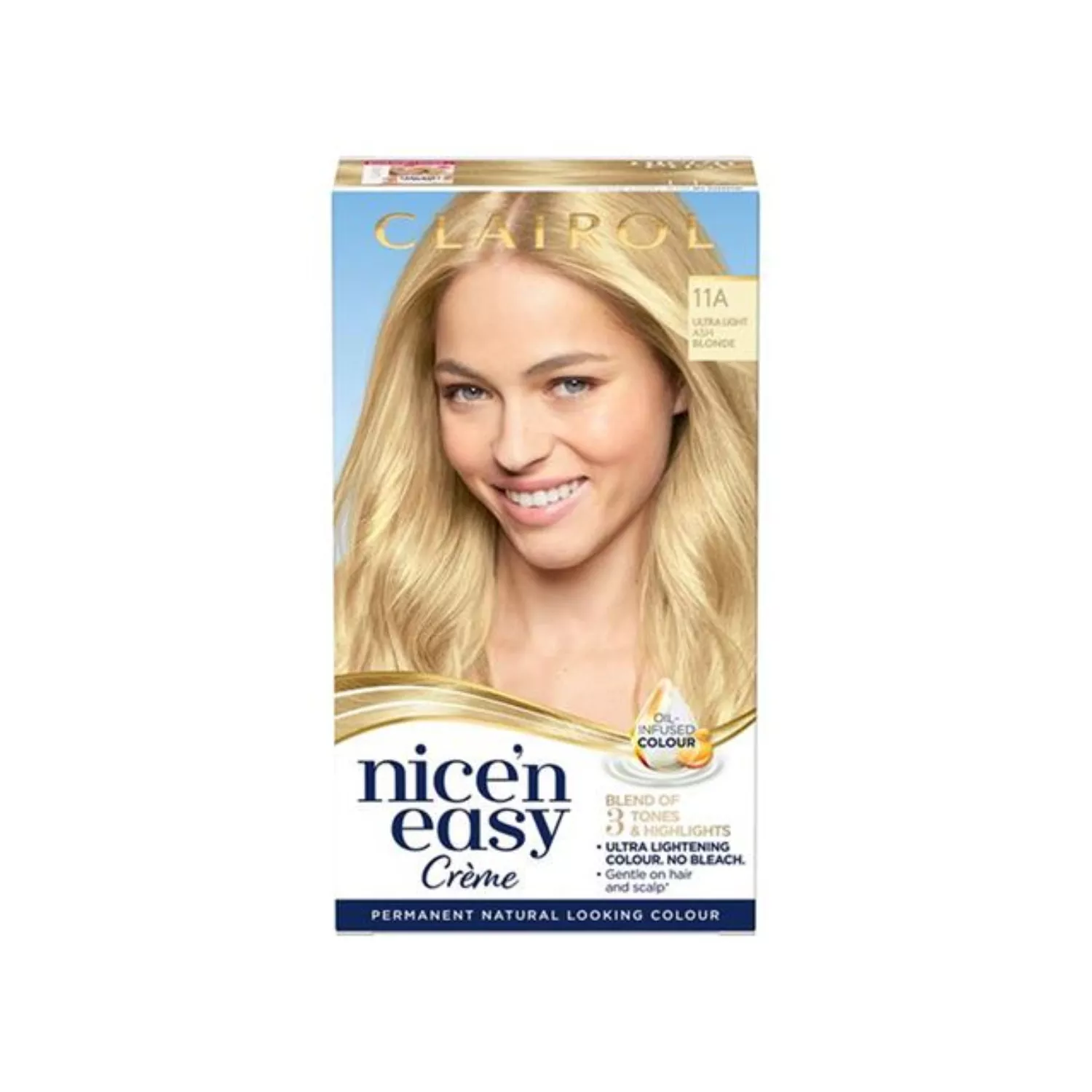 Clairol Nice'n Easy Hair Dye 11A Ultra Light Ash Blonde