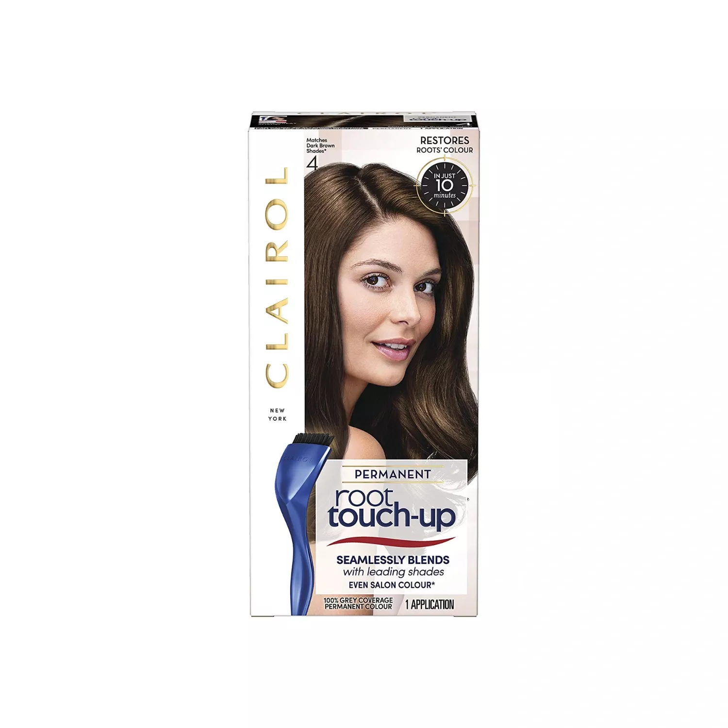 Clairol Nicen Easy Root Touch-Up Dark Brown 4