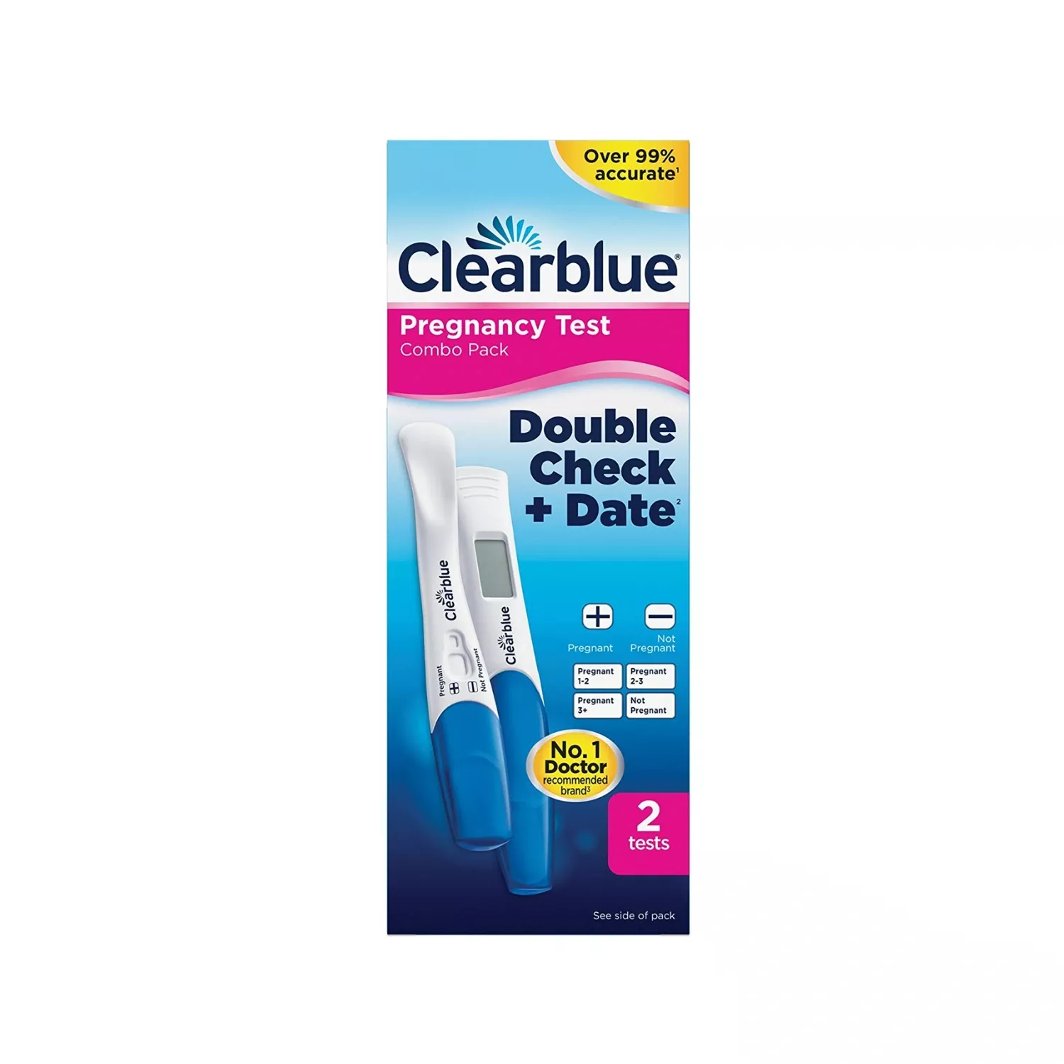 Clearblue Digital Pregnancy Test 2 Pack
