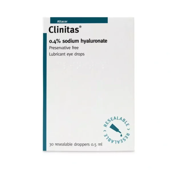Clinitas 0.4% Perservative Free Eye Drops 30×0 (1)