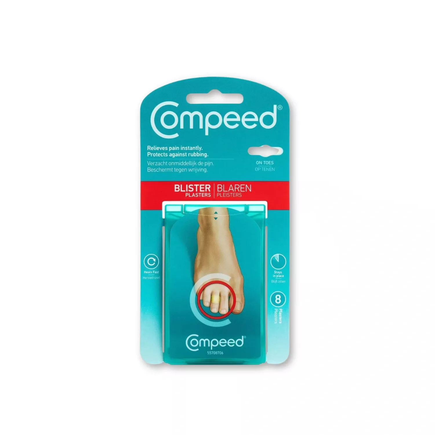 Compeed Blister Plaster for Toes 8 Plasters