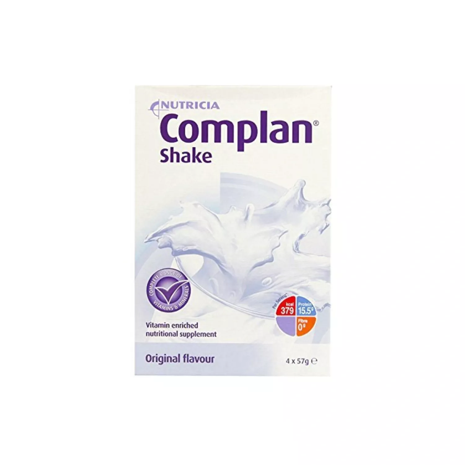Complan Shake Original Flavour Sachets - 4 x 57g
