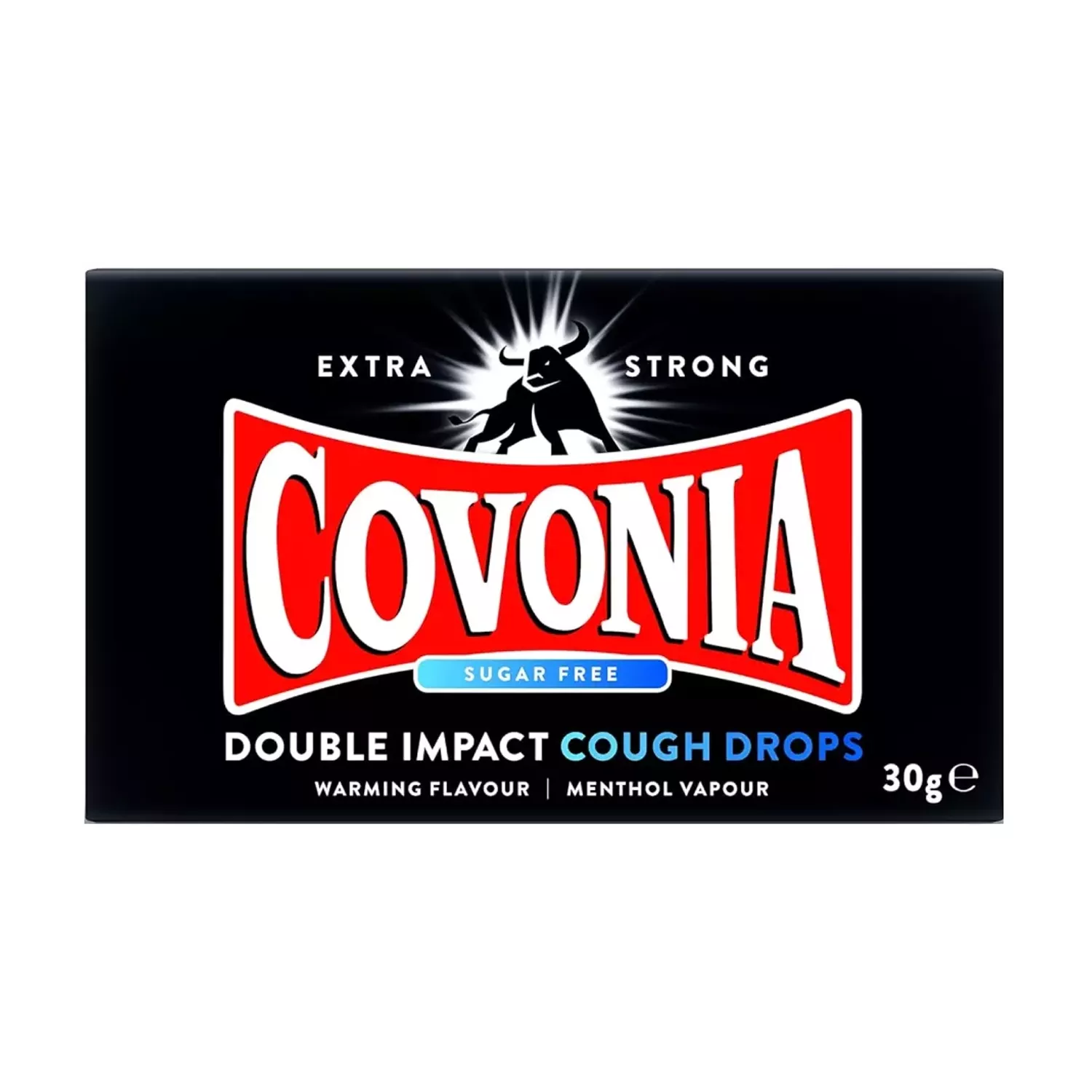 Covonia Double Impact Sugar Free Cough Drops 30g