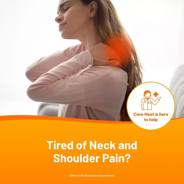 Cura-Heat Neck and Shoulder Pain Direct-to-Skin