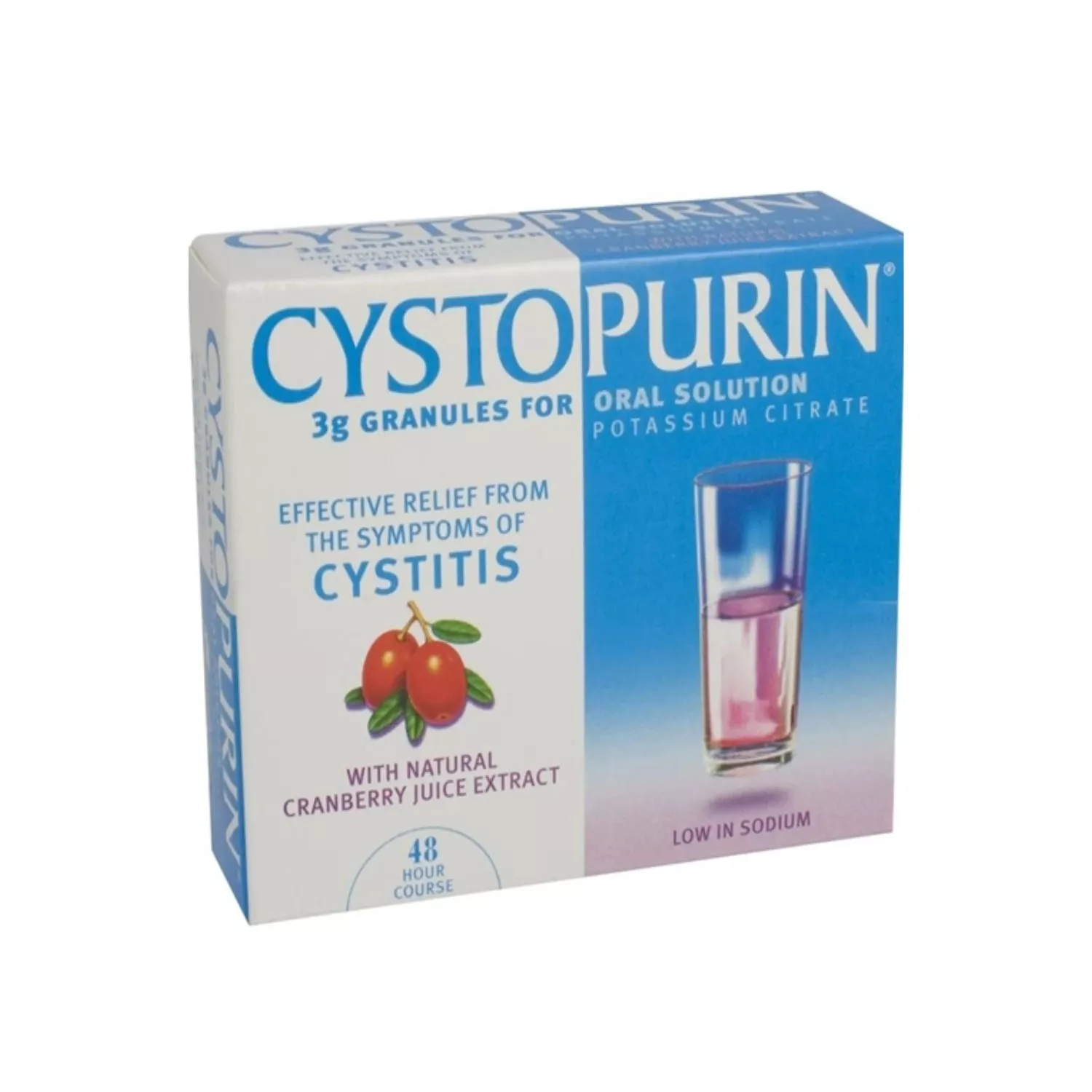 Cystopurin 3g Granules with Natural Cranberry Juice Extract- 6 Sachets