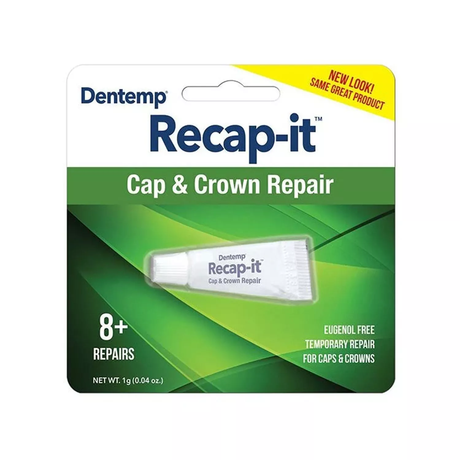 Dentemp Recap-it Reattach Loose Caps & Crowns