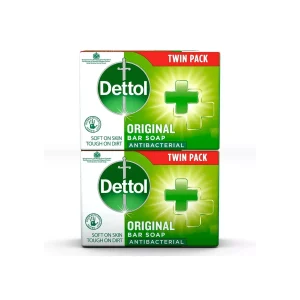 Dettol Original Antibacterial Hand Soap Bar 2x100g