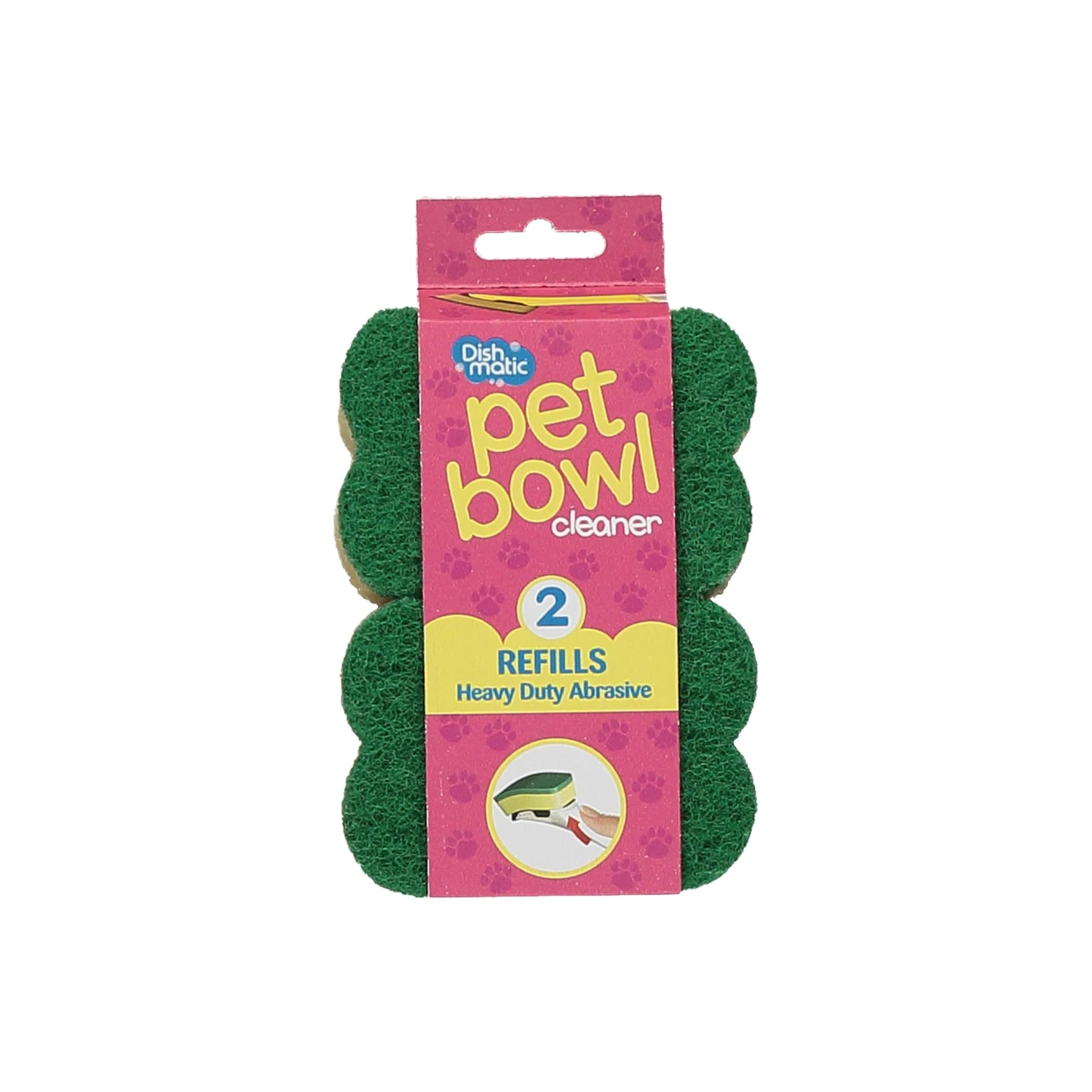 Dishmatic Pet Bowl Sponge Refills 2pk