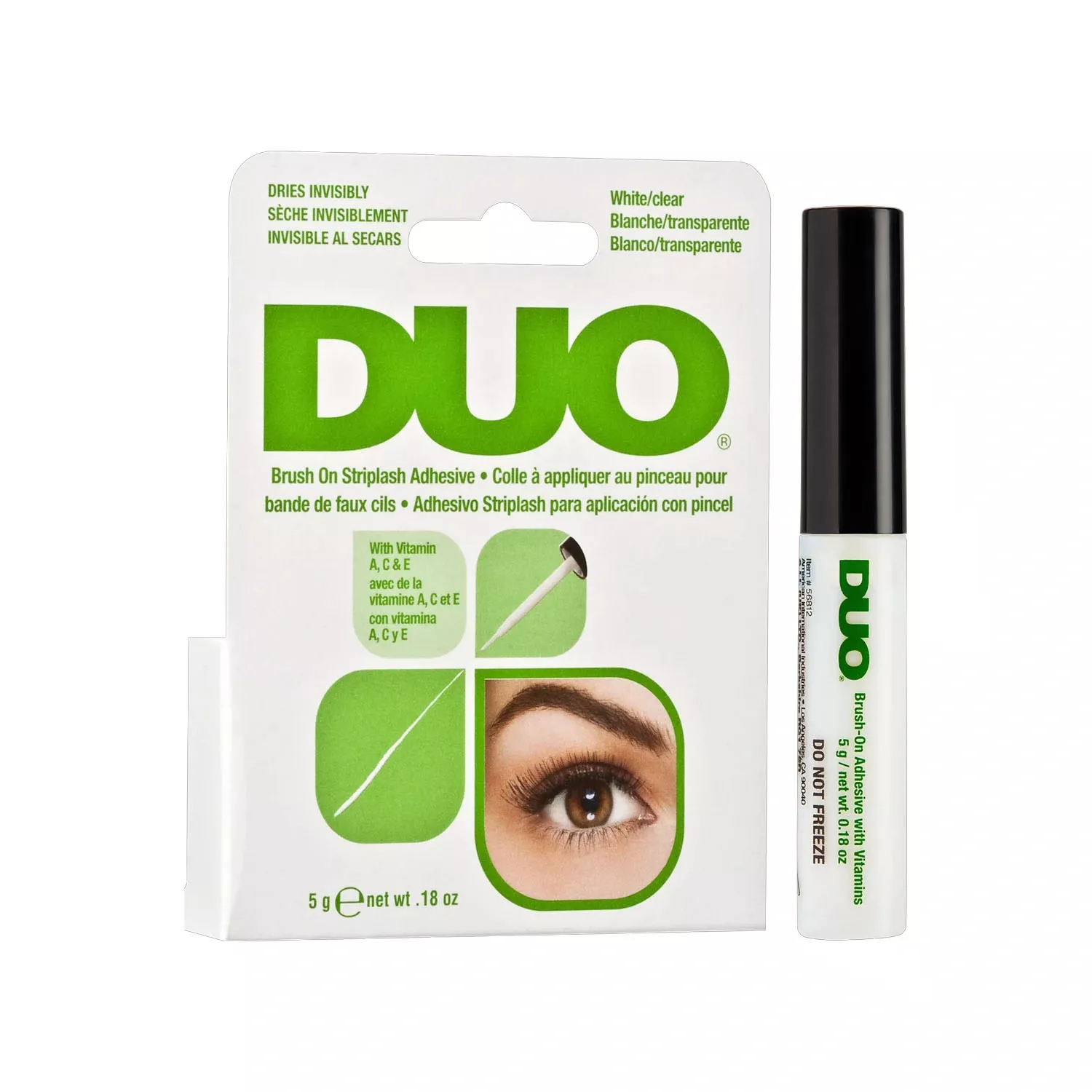 Duo Brush-On Striplash Adhesive White/Clear 5g