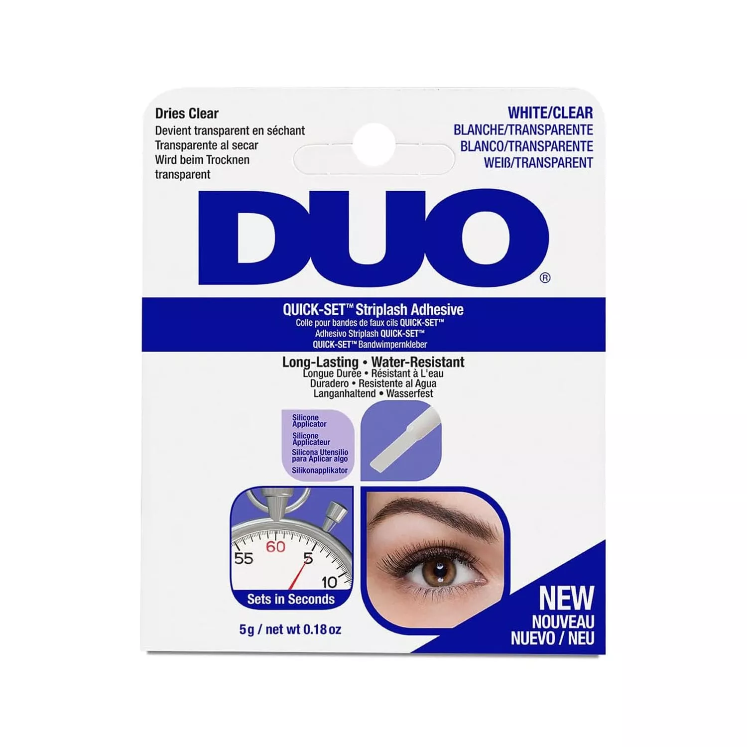 Duo Quick-Set Striplash Adhesive, Clear 5g
