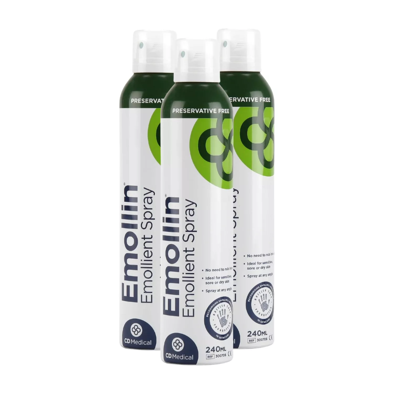 Emollin Emollient Spray 3 x 240ml