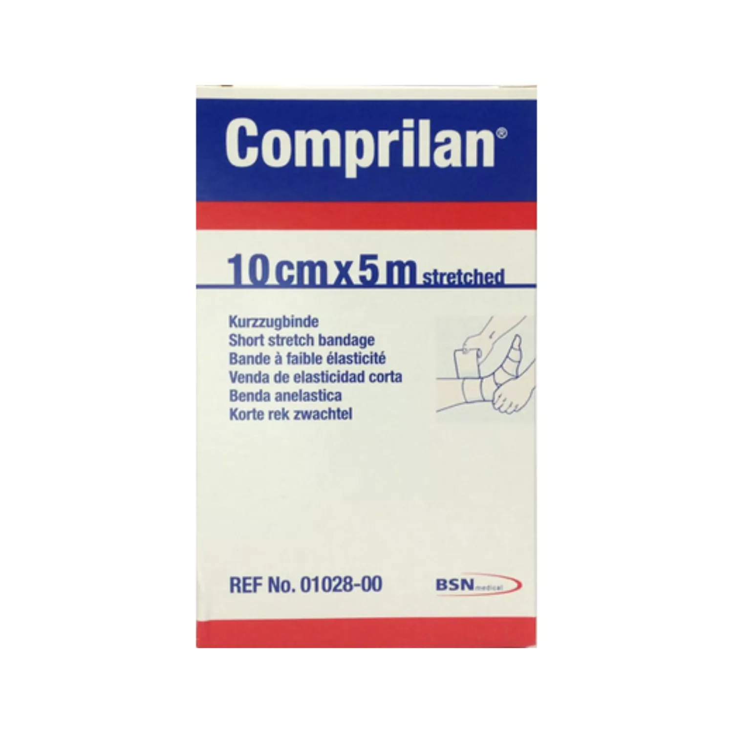 Comprilan Short Stretch Compression Bandage 10cmX5m