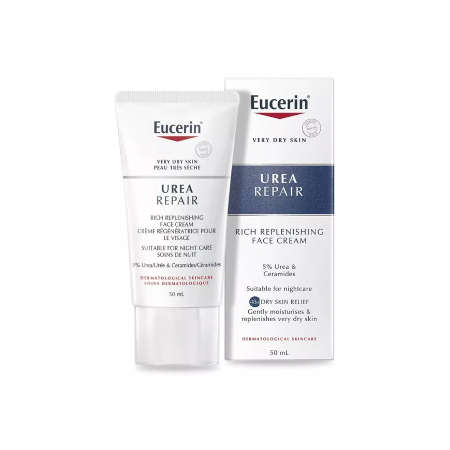 Eucerin Dry Skin Replenishing Face Cream 5% Urea 50ml