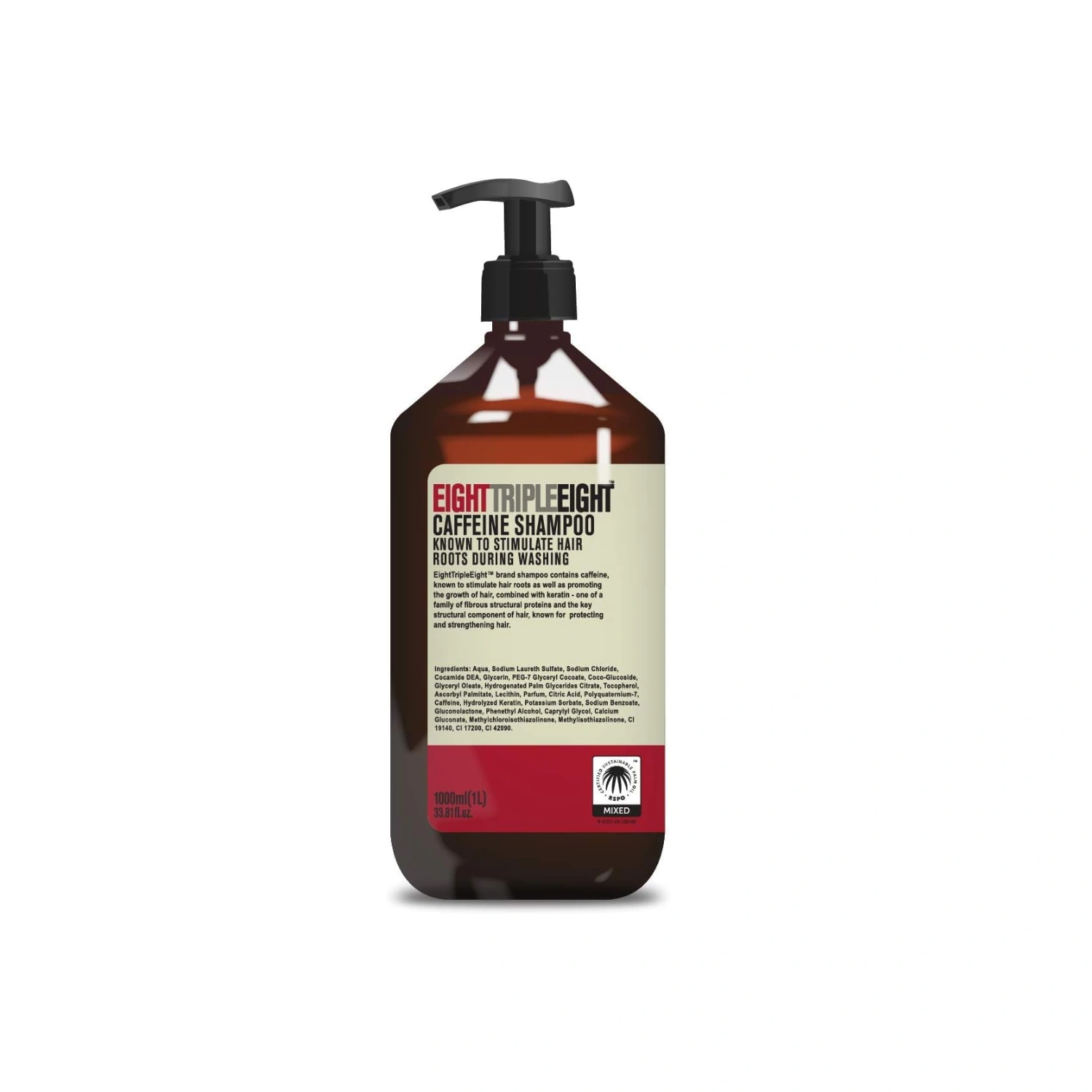 Eight Triple Eight Caffeine Shampoo 1000 ml