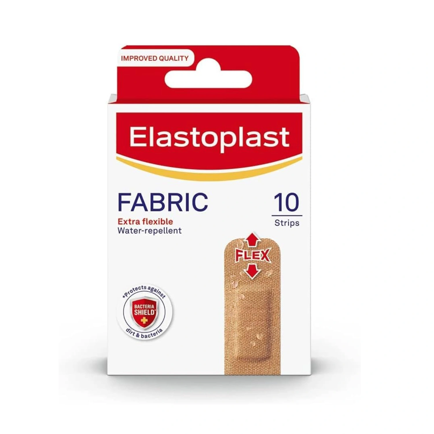 Elastoplast Fabric Extra Flexible Breathable Plasters, 10s