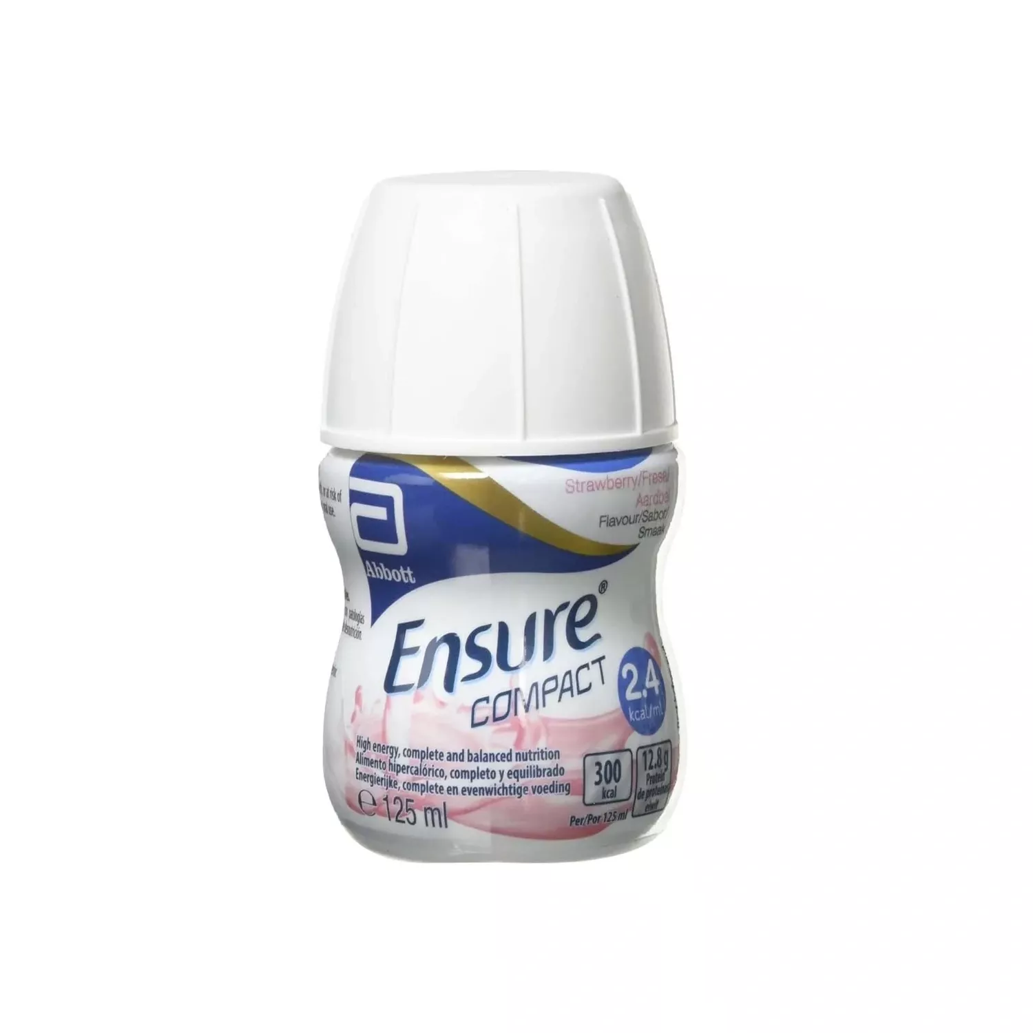 Ensure Compact Stawberry Flavour Drink Contains (12X125ml)