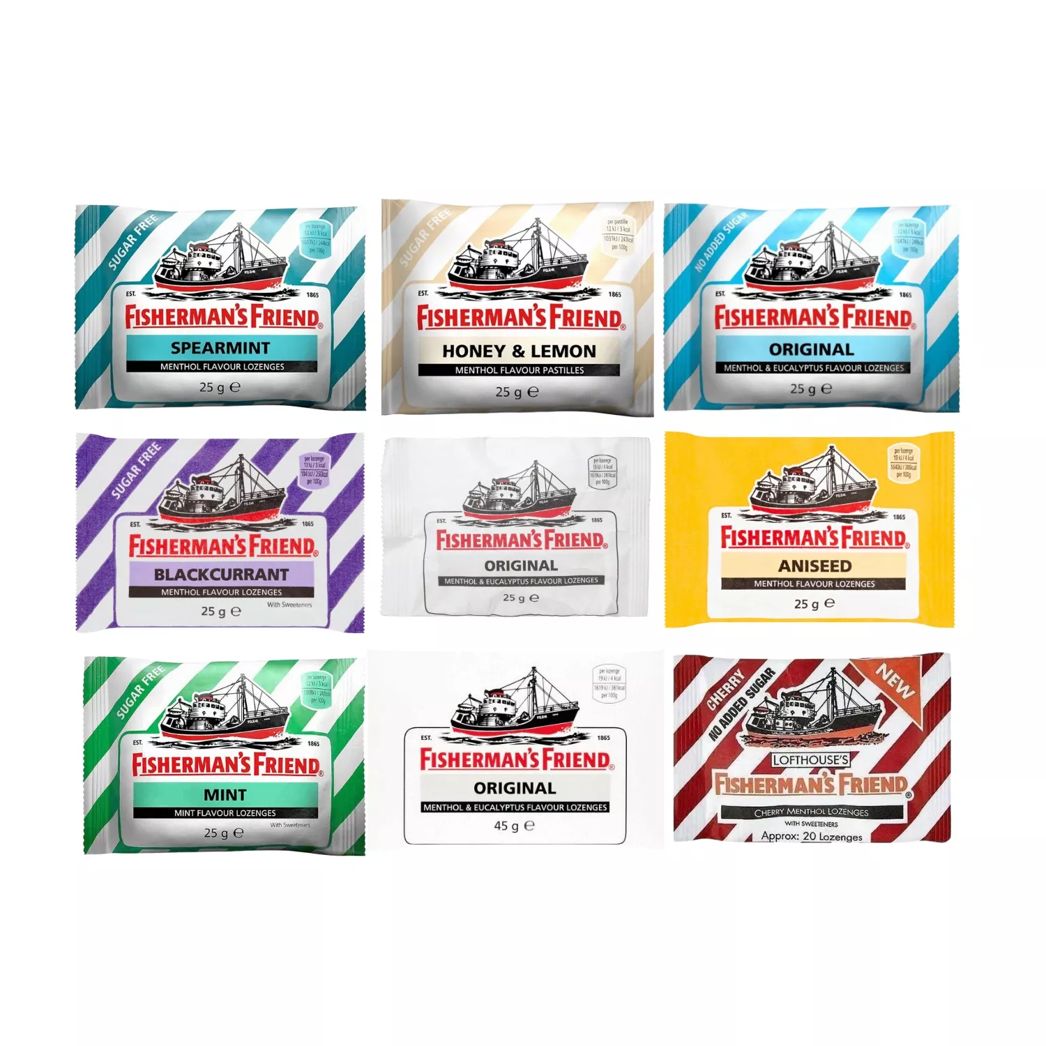 24x Fisherman's Friend Lozenges 25g