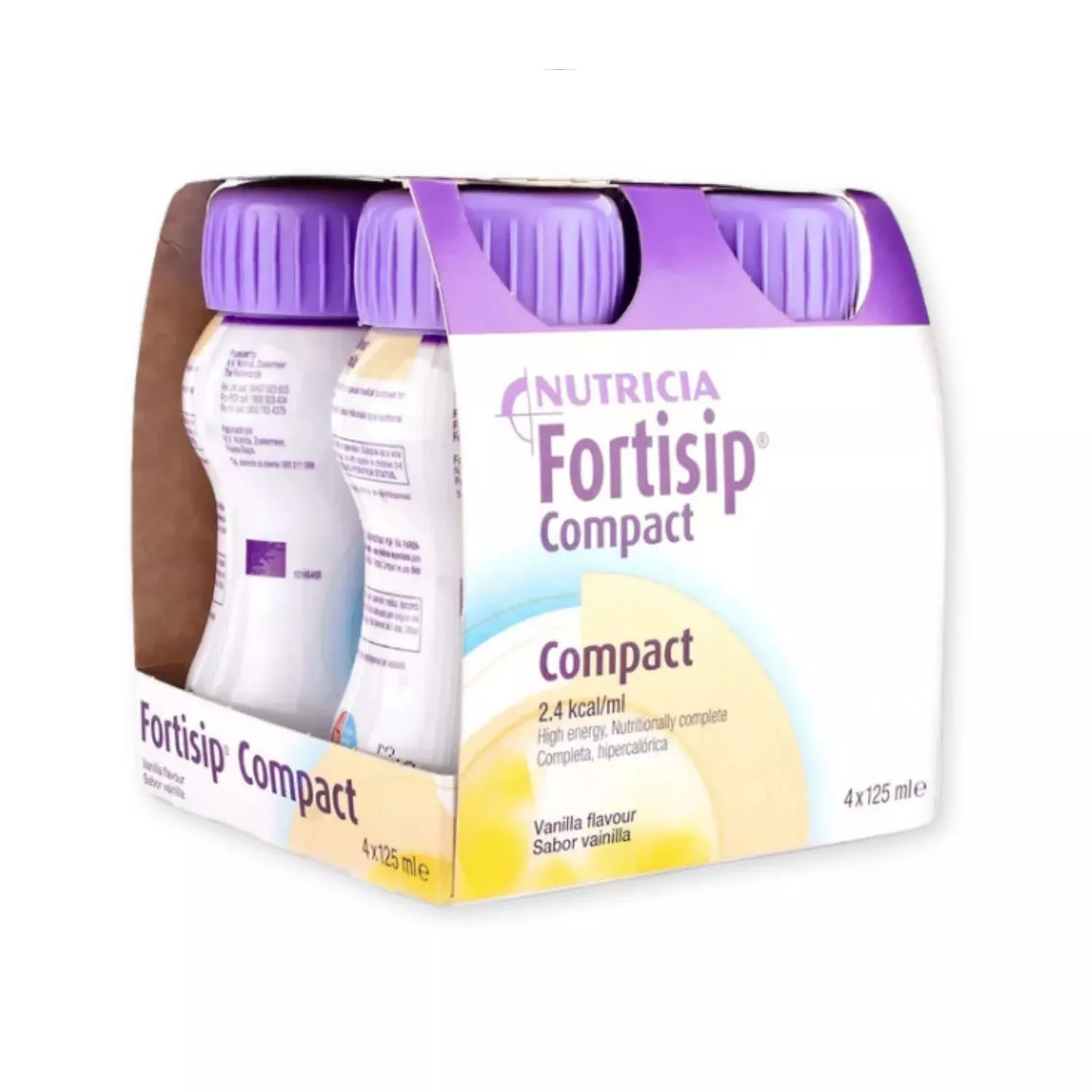 Nutricia Fortisip Compact Energy Drink Vanilla 4 x 125ml