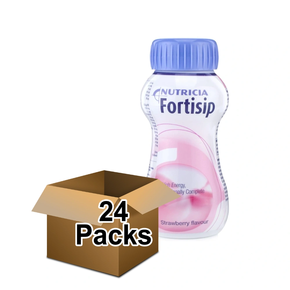 Fortisip High Energy Strawberry Drink 200ml - Pack of 24