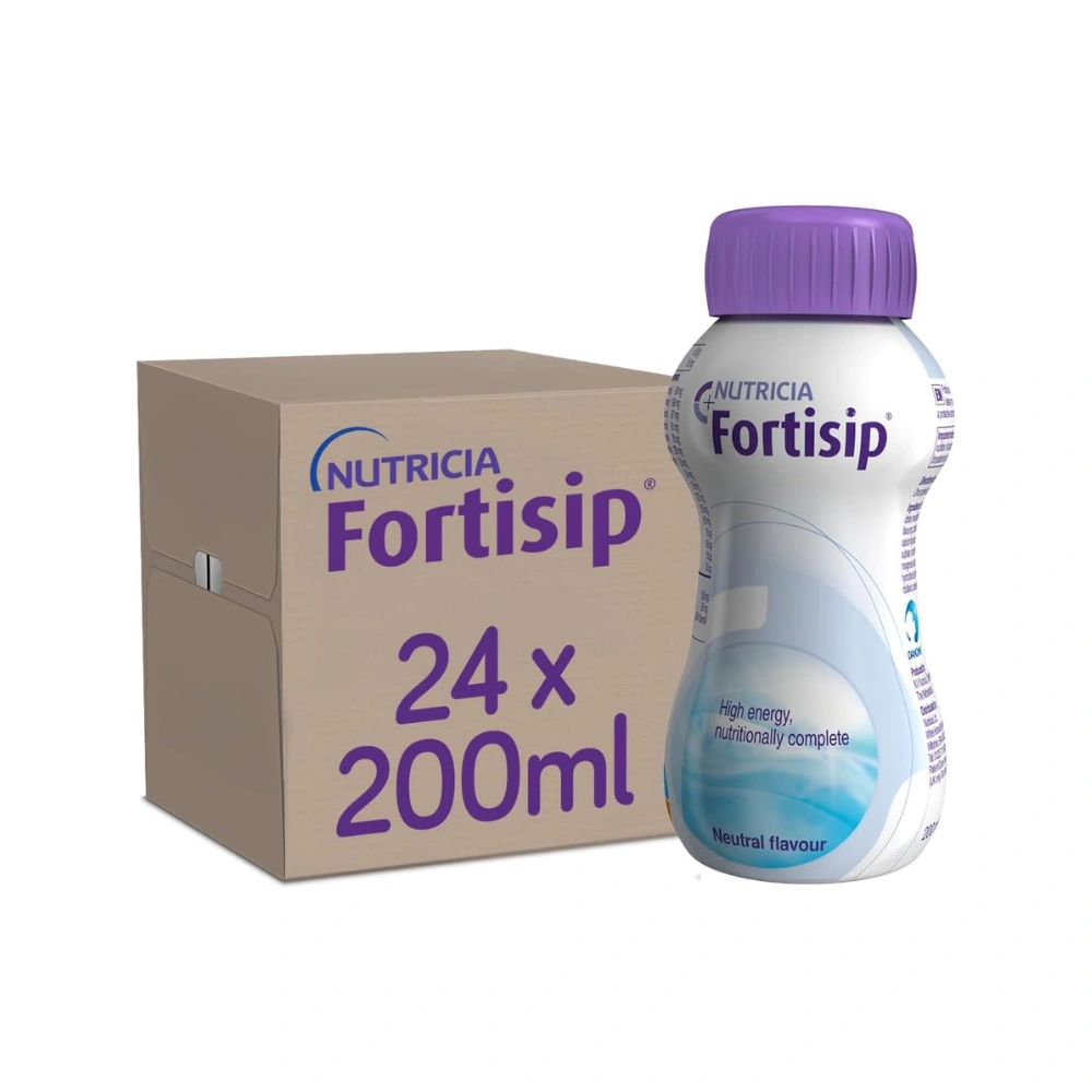 Fortisip Neutral Milkshake Bottle 200ml x 24